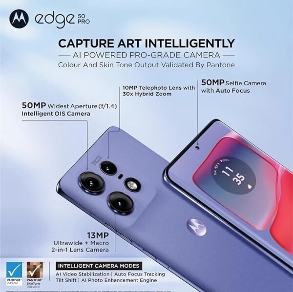 Motorola Edge 50 Pro 5G with 125W Charger
