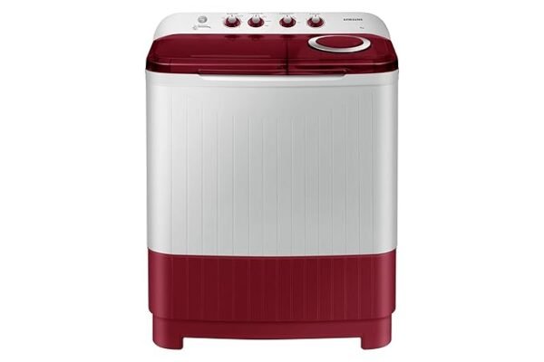 About this item Semi-Automatic top load washing maching: Economical, Low water and energy consumption Capacity 8 kg: Suitable for large families | Water Pressure: (0.05~0.3MPa)(0.5~3.0kg.f/cm²) | Water Consumption : Refer to BEE label Energy Star rating : 5 Star- Best in class efficiency | Energy Consumption : Refer to BEE label Warranty: 2 years comprehensive on product and 2 years on motor Motor: : Higher spin speeds helps in faster wash and drying. With its high speed and efficiency, it's perfect for busy households or those who want to get laundry done quickly and effectively